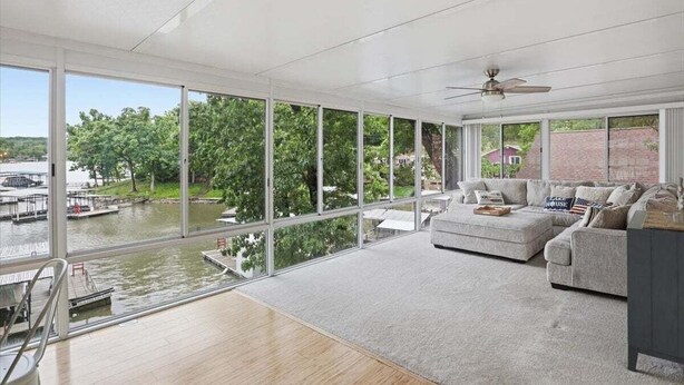 Interior - Lakefront Retreat at 10mm w/ Dock & Sunroom (Sunrise Beach)