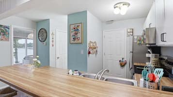 Condo, Multiple Beds, Patio (Enchanted Waters) | Private kitchen