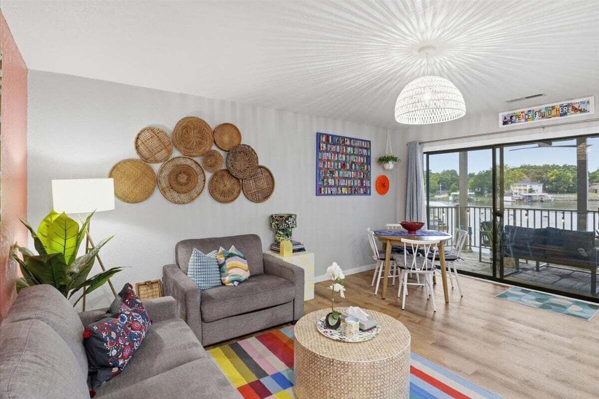 Condo, Multiple Beds, Patio (Enchanted Waters) | Living area