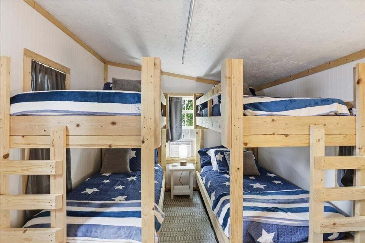 House, Multiple Beds (Firehouse Lake Retreat) | 2 bedrooms, individually decorated, individually furnished, bed sheets