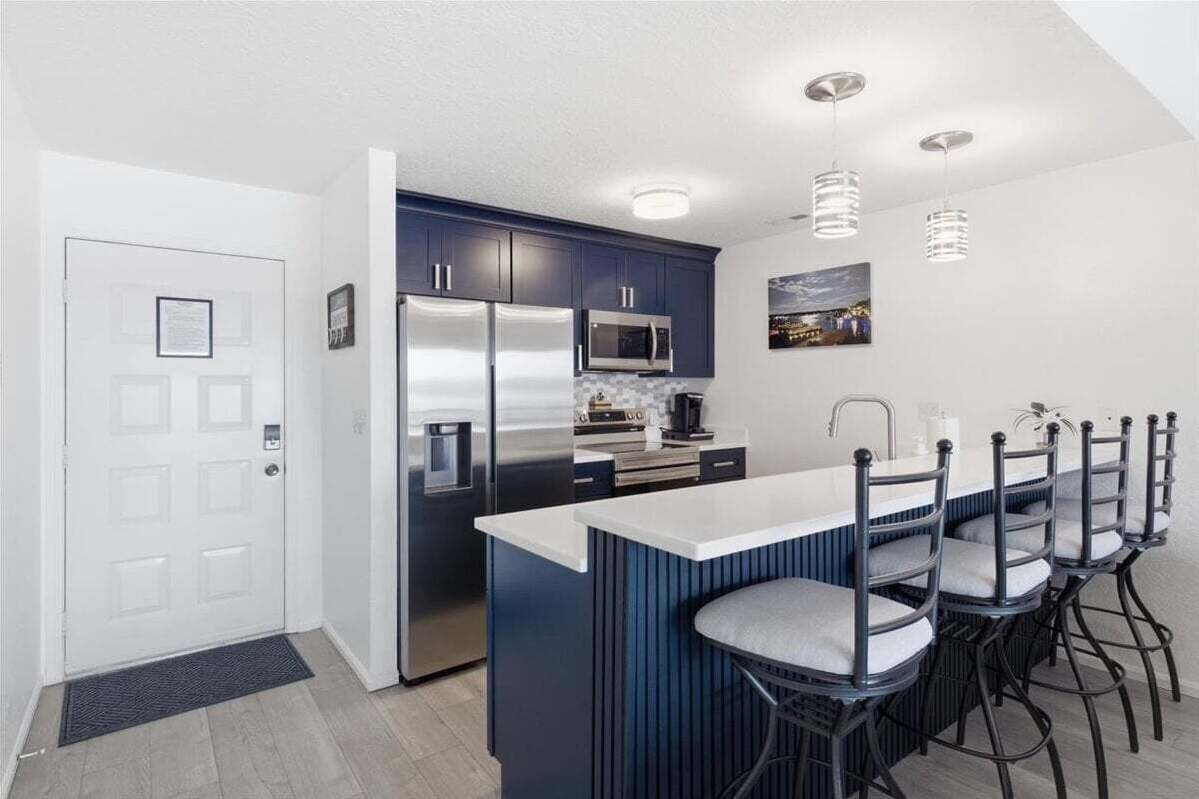 Condo, Multiple Beds, Patio (Oasis at Regatta Bay) | Private kitchen