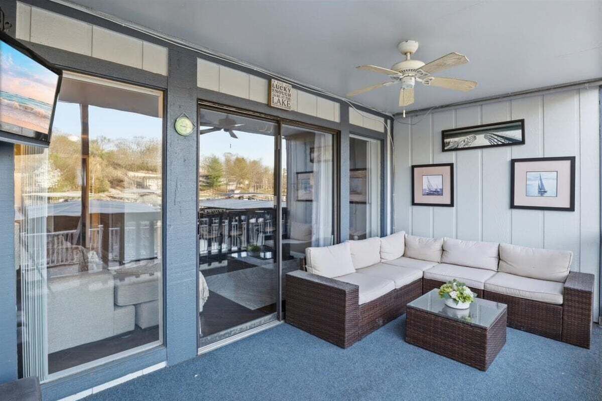 Apartment, Mehrere Betten, Whirlpool (Heron Bay Hideaway) | Terrasse/Patio
