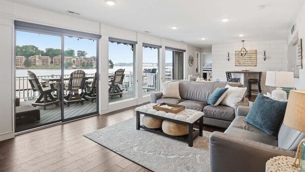Unclassified image, 1 of 59, button - Lakefront Main Channel Home With Private Dock, 2 Slips, Big Views & Garage Parking (Lake Ozark)