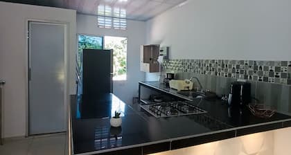 A cabin in the "Colombian Santorini." Comfort for Your Family