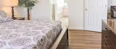 4 bedrooms, iron/ironing board, WiFi, bed sheets