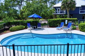 Pool - The Crane Cottage, Bayfront, Private Pool, Private Dock (St. George Island)