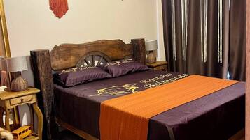 1 bedroom, WiFi (free), bed sheets