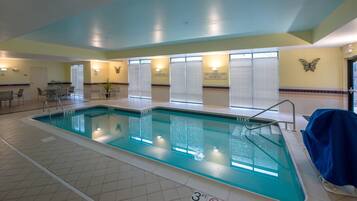Indoor pool, a heated pool