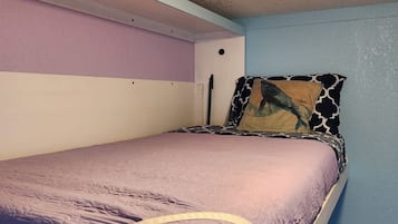 Iron/ironing board, travel crib, bed sheets