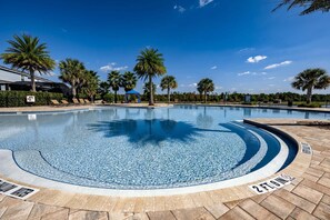 Pool - Bengal Court Reserve 8BR Villa with Extended South Facing Pool Near Disney (Kissimmee)