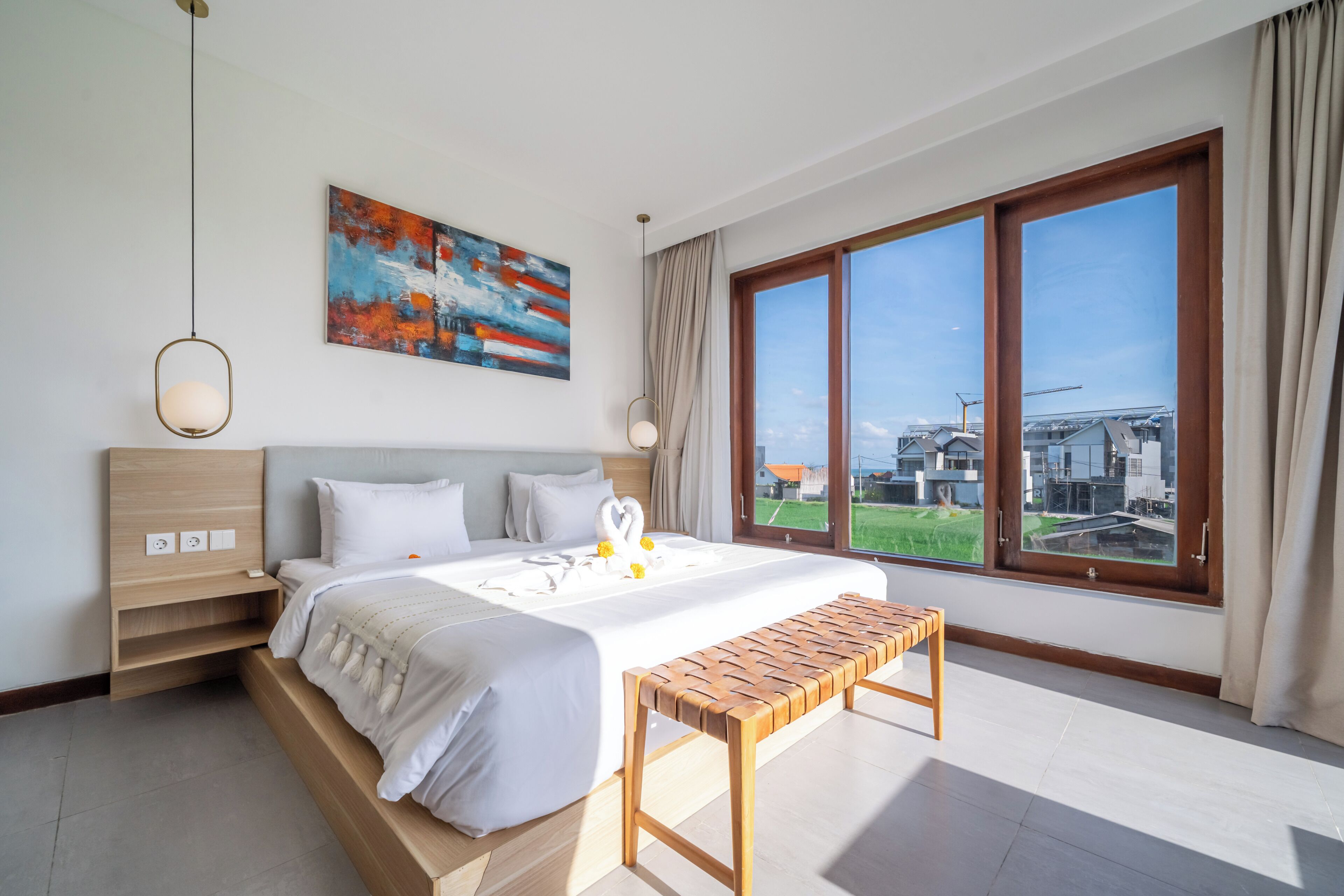 Deluxe Villa, 3 Bedrooms, Private Pool, Garden View | In-room safe, WiFi (free), bed sheets