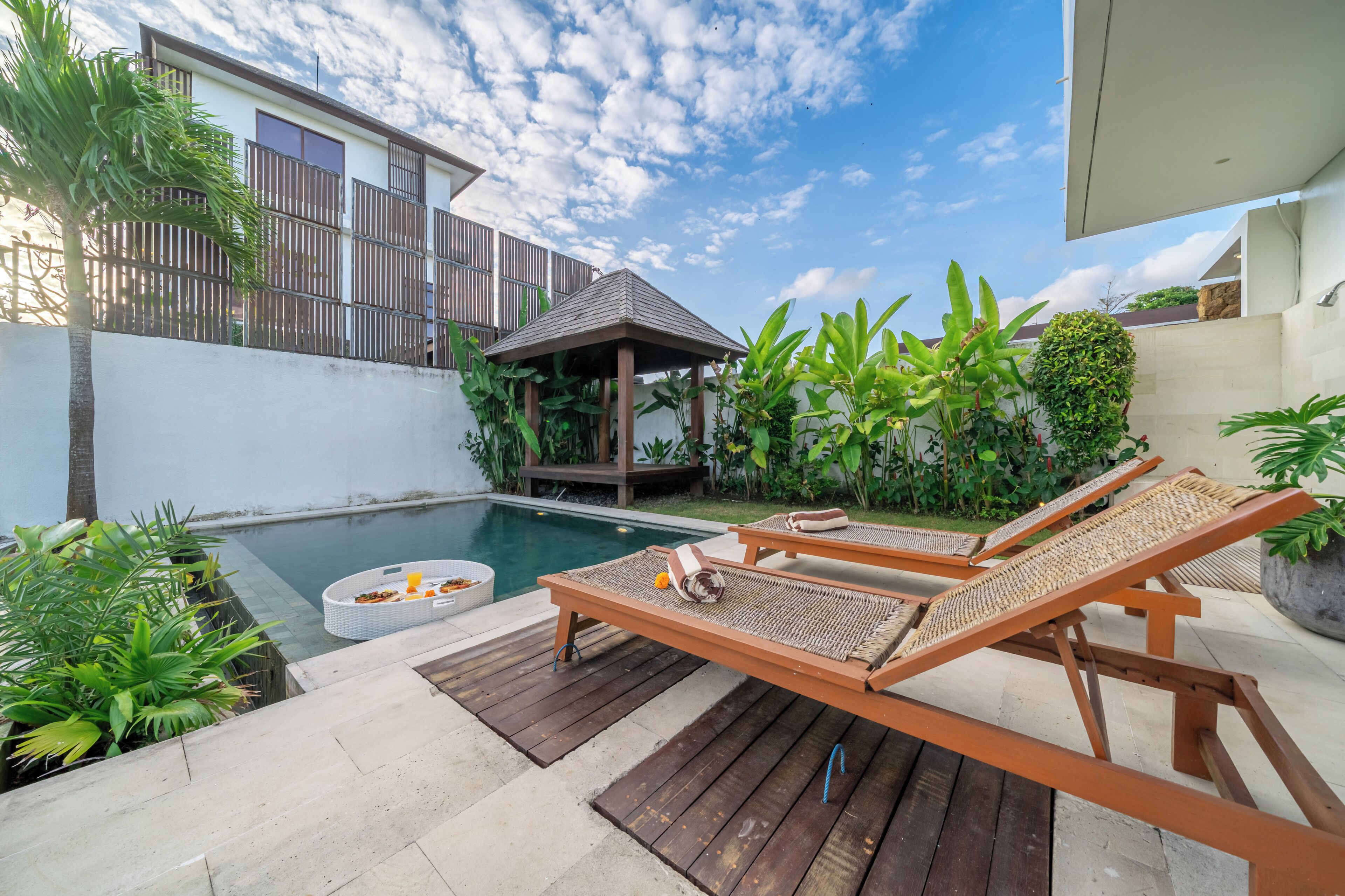 Deluxe Villa, 3 Bedrooms, Private Pool, Garden View | Terrace/patio