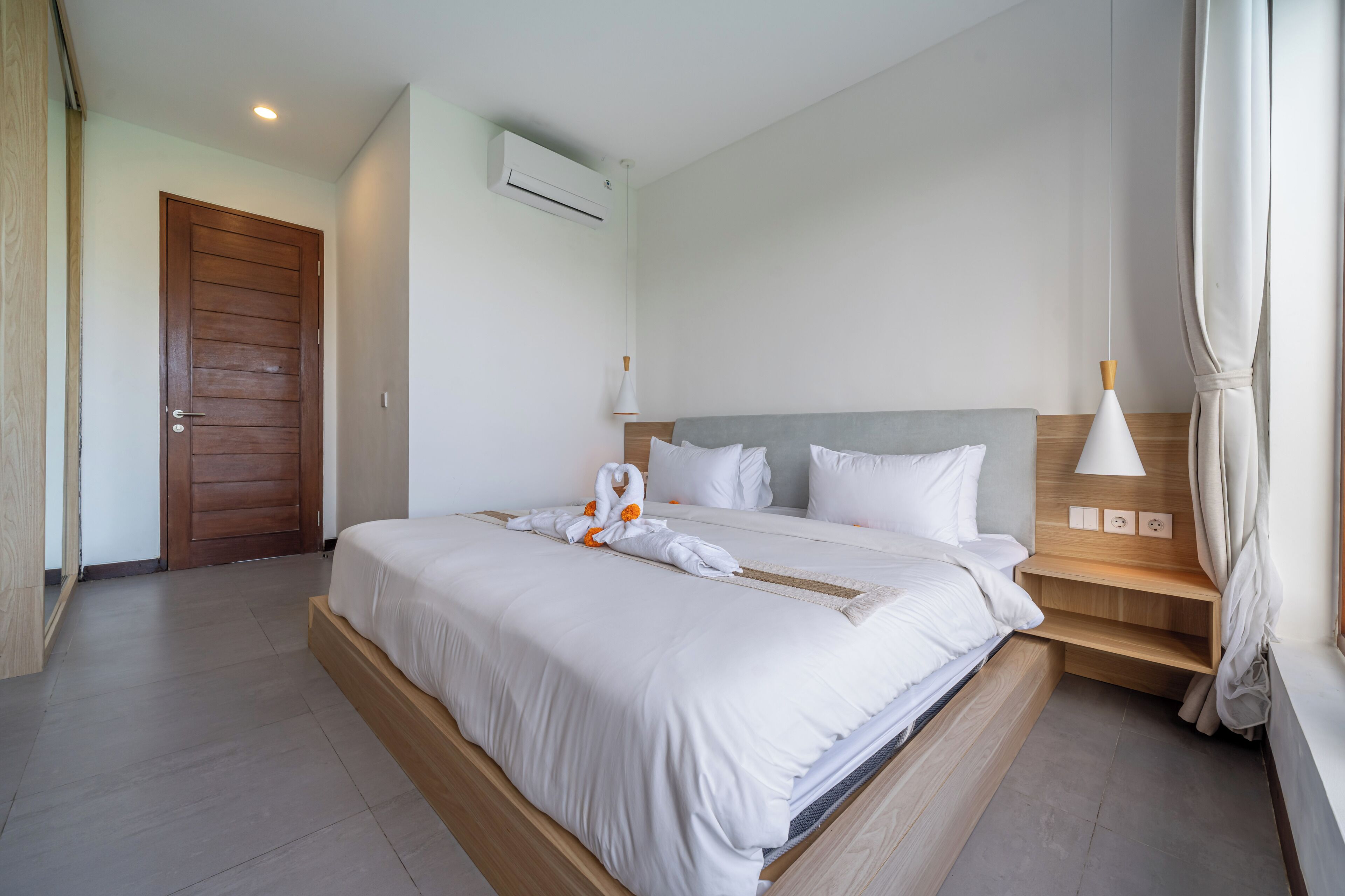 Deluxe villa, 3 slaapkamers, privézwembad, uitzicht op tuin | Een kluis op de kamer, gratis wifi, beddengoed