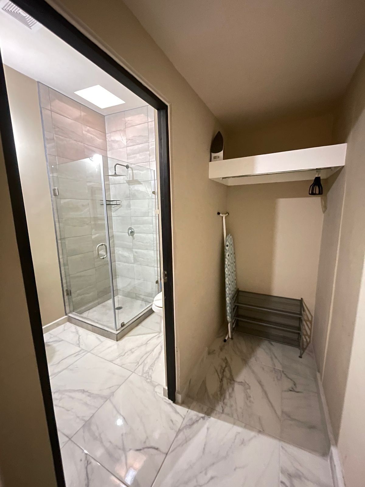Towels, soap, toilet paper