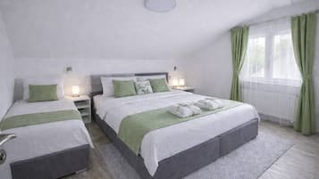 Apartment, 2 Schlafzimmer, barrierefrei, Balkon | 2 Schlafzimmer