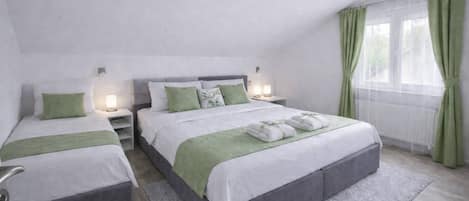 Apartment, 2 Schlafzimmer, barrierefrei, Balkon | 2 Schlafzimmer