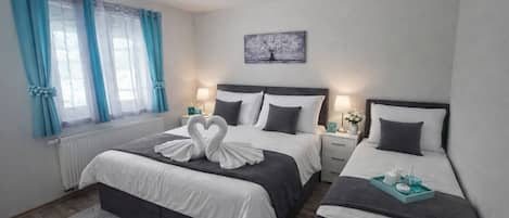 Appartement, 2 chambres, accessible aux personnes à mobilité réduite, balcon | 2 chambres
