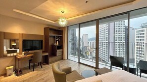 Studio, City View | Living area - Panorama Sea View Apartment  (Nha Trang)
