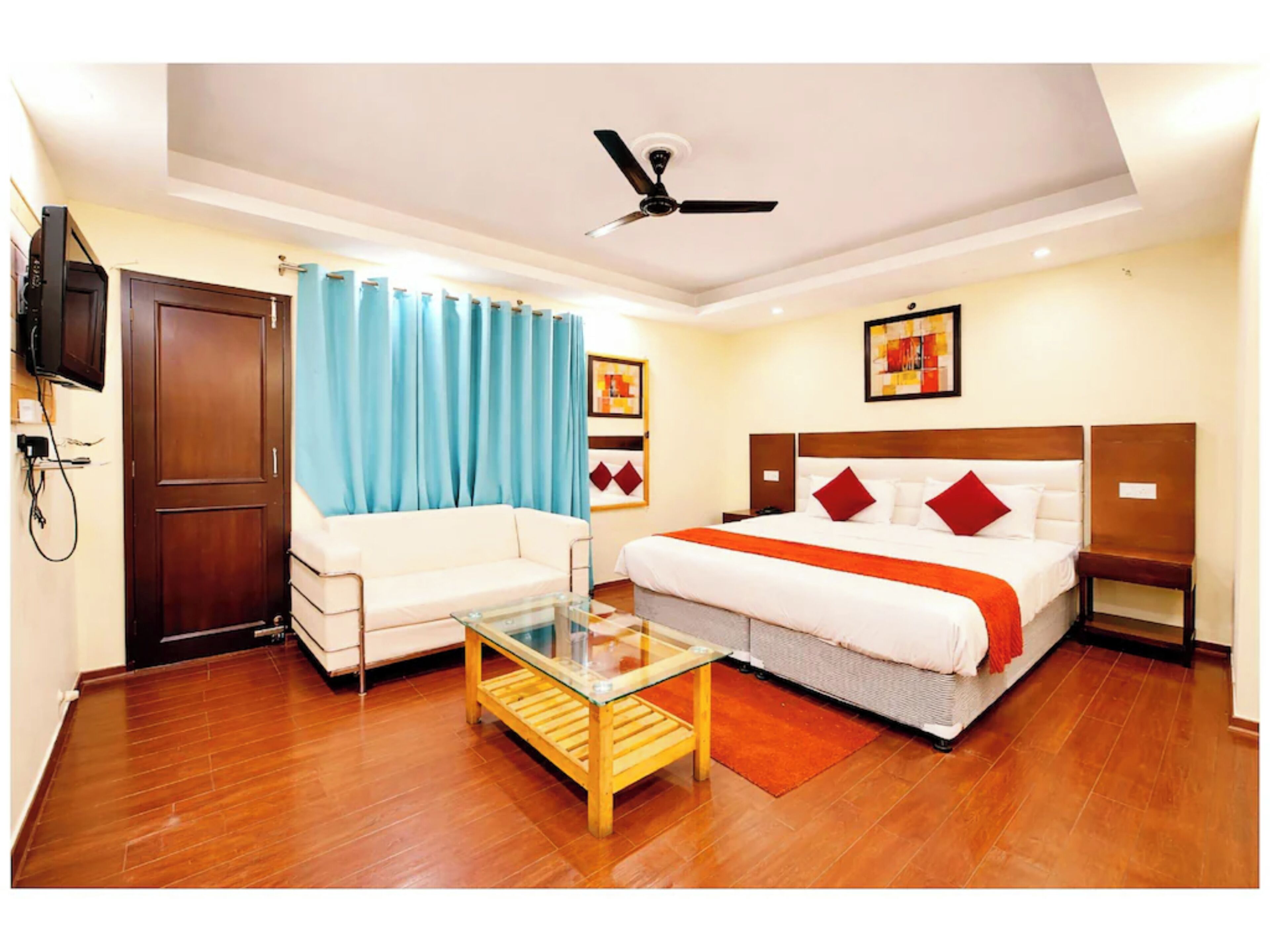 Deluxe Double Room, Multiple Beds | View from room