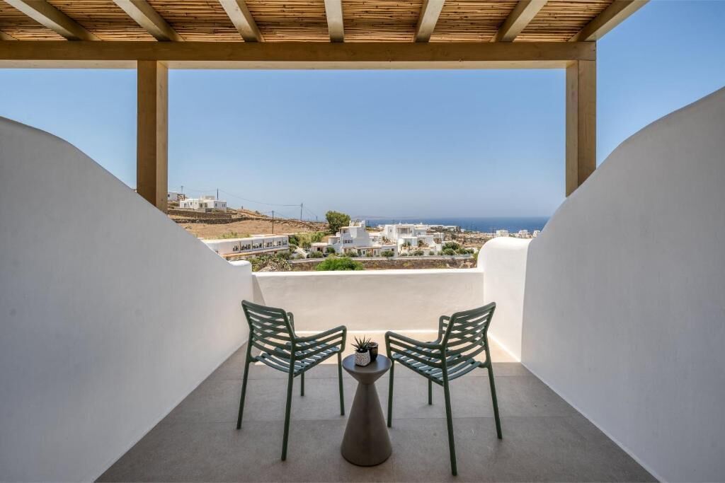Deluxe Double Room, Balcony, Sea View | Terrace/patio
