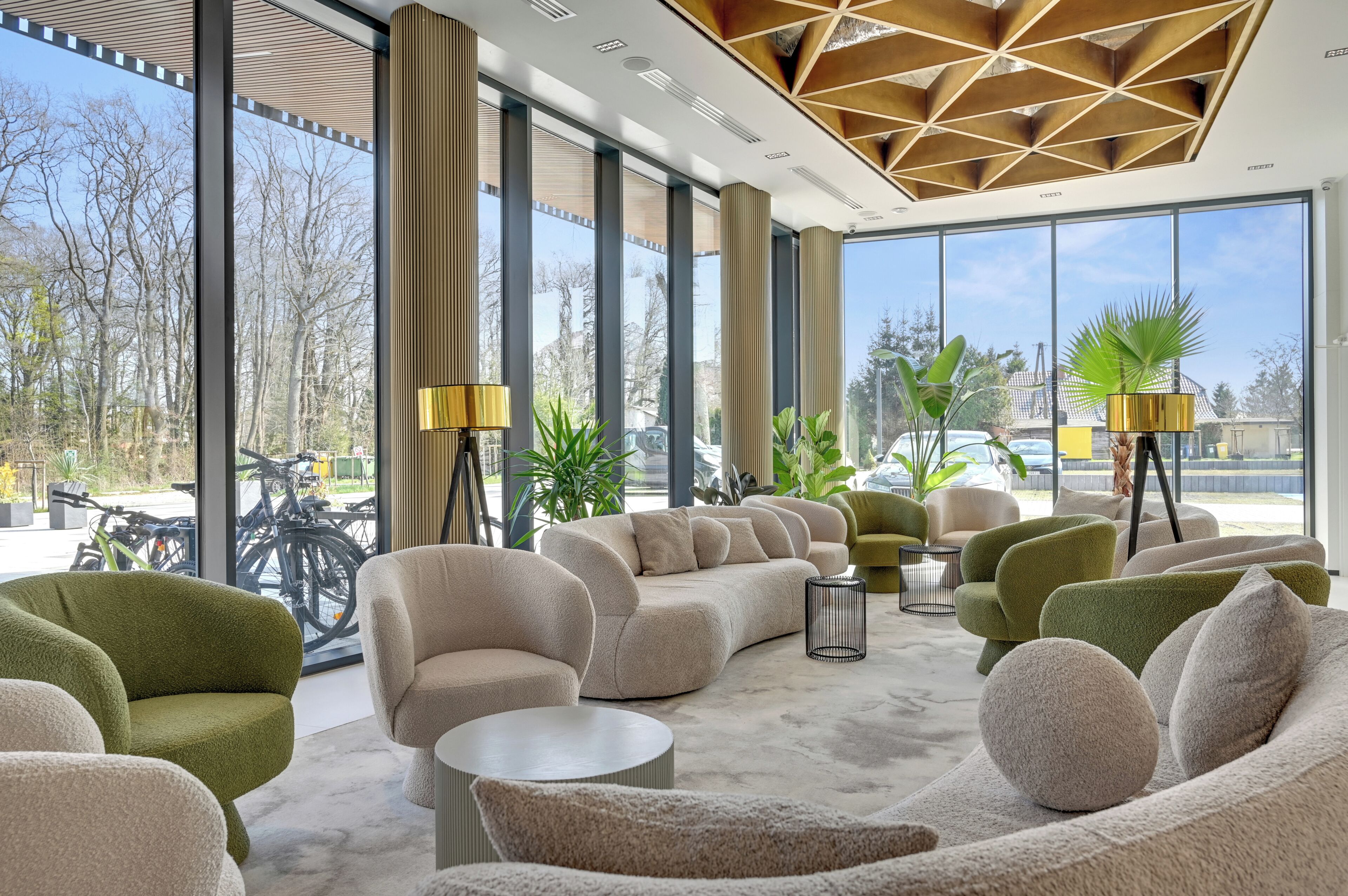 Sala de estar en el lobby