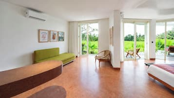 Biệt thự Grand, 1 phòng ngủ | Minibar, truy cập Internet không dây miễn phí, bộ trải giường