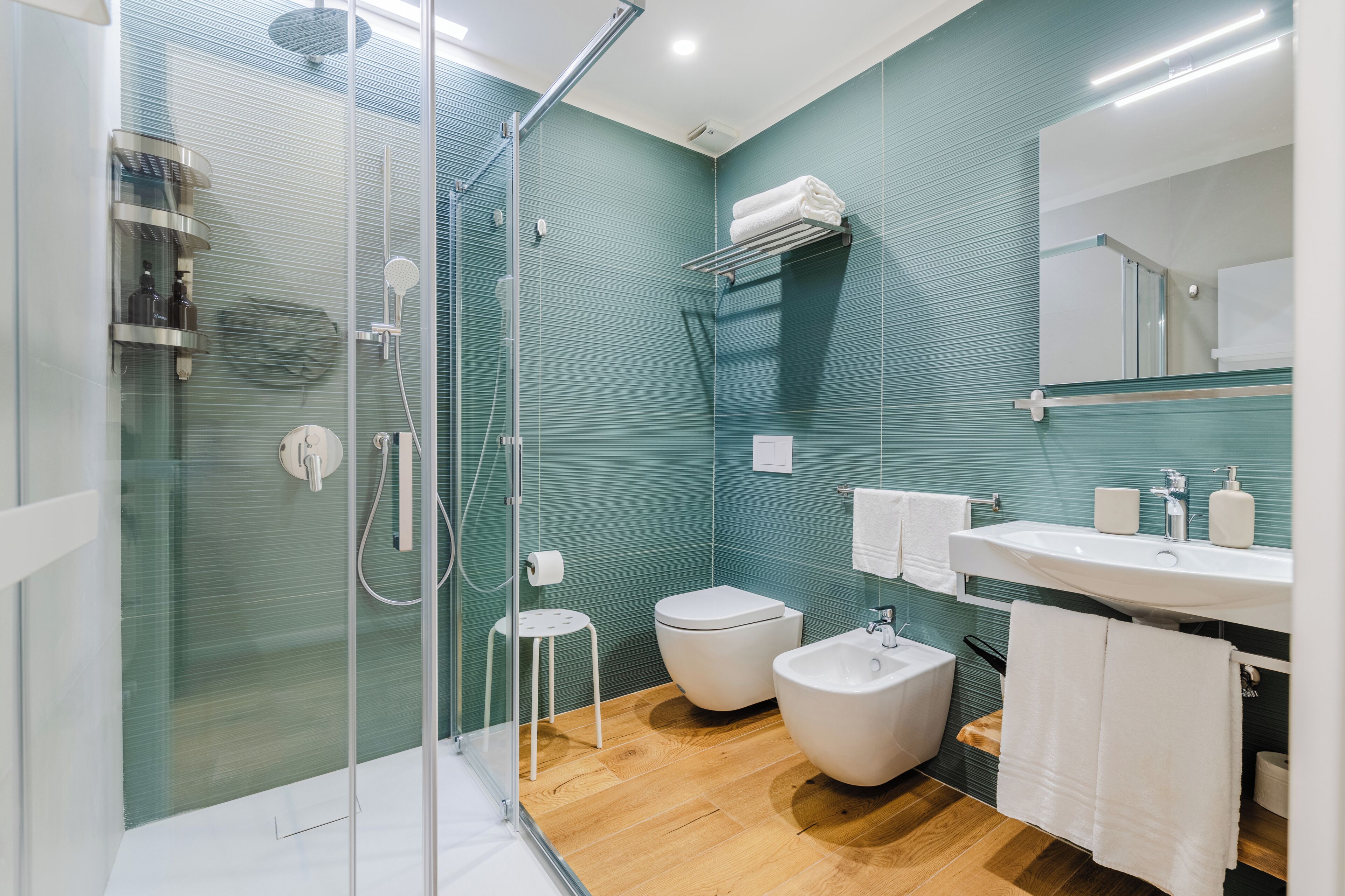 Deluxe-Studio, 2 Queen-Betten, Nichtraucher, Küche | Badezimmer