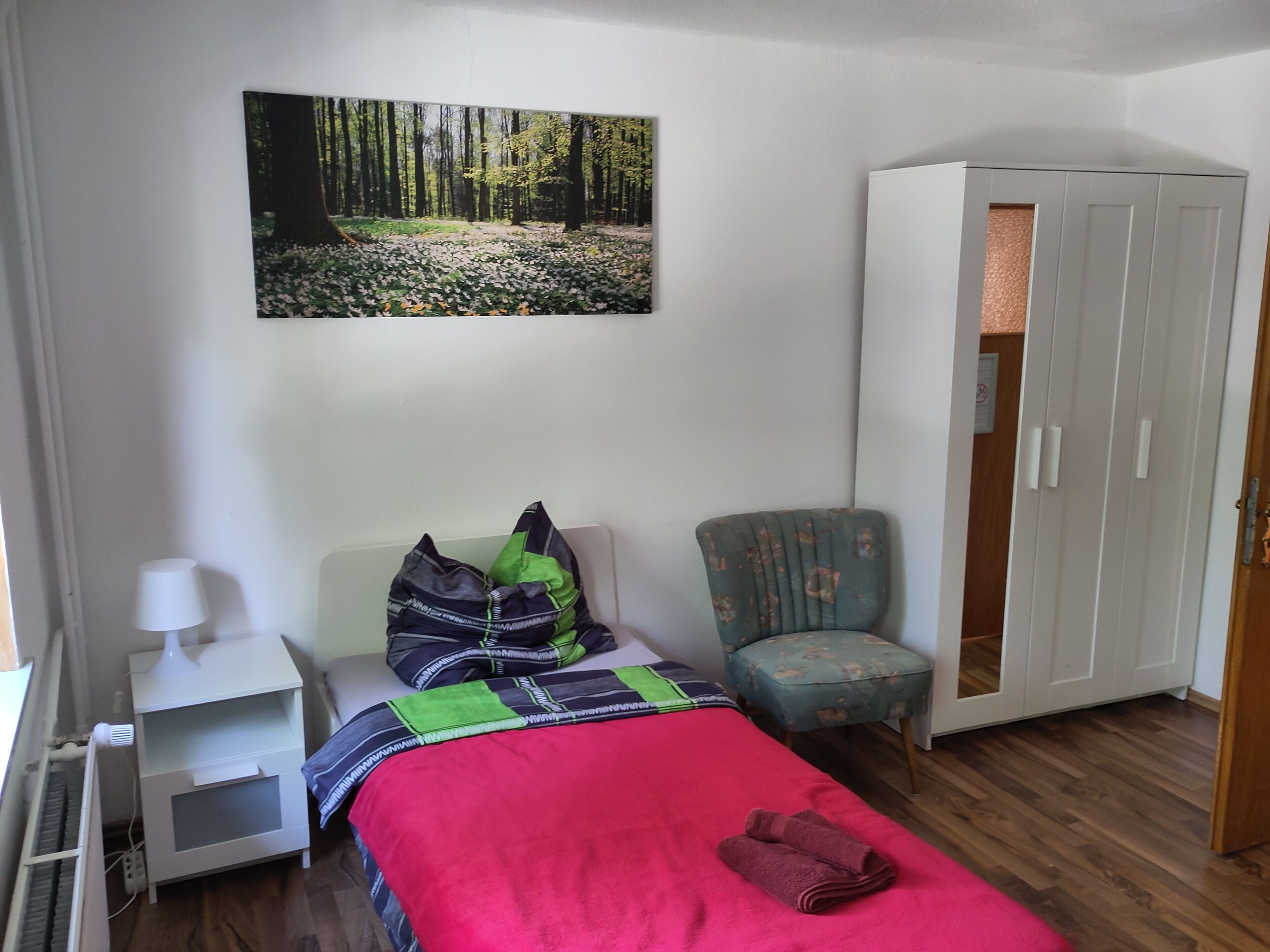 Basic-Einzelzimmer, Nichtraucher, Gartenblick | Kostenloses WLAN