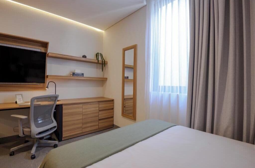 1 室のベッドルーム、WiFi