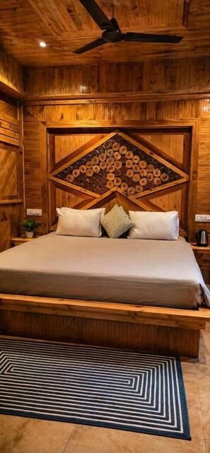 Standard Double Room, Courtyard View | Iron/ironing board (on request), WiFi (free) - Foresta Living Kasol (KASOL)