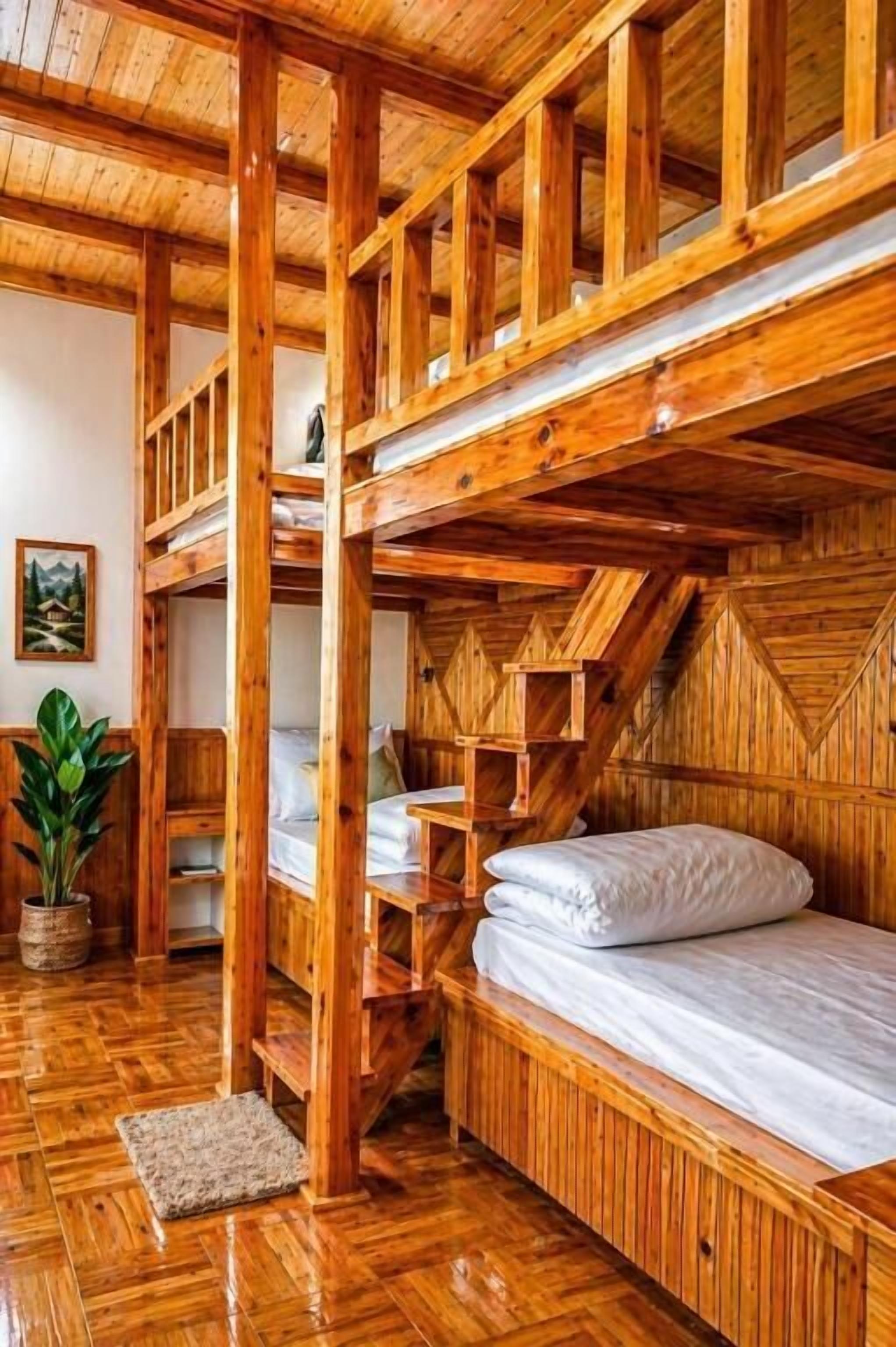 Basic Quadruple Room, Balcony | Iron/ironing board (on request), WiFi (free)