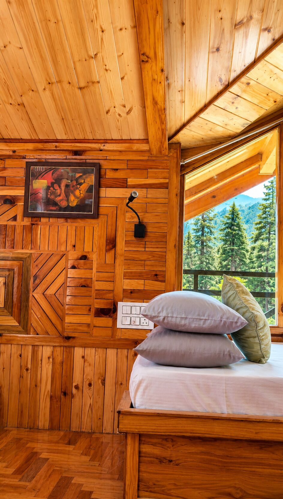 Quadruple Room, Balcony, Mountain View | Iron/ironing board (on request), WiFi (free)