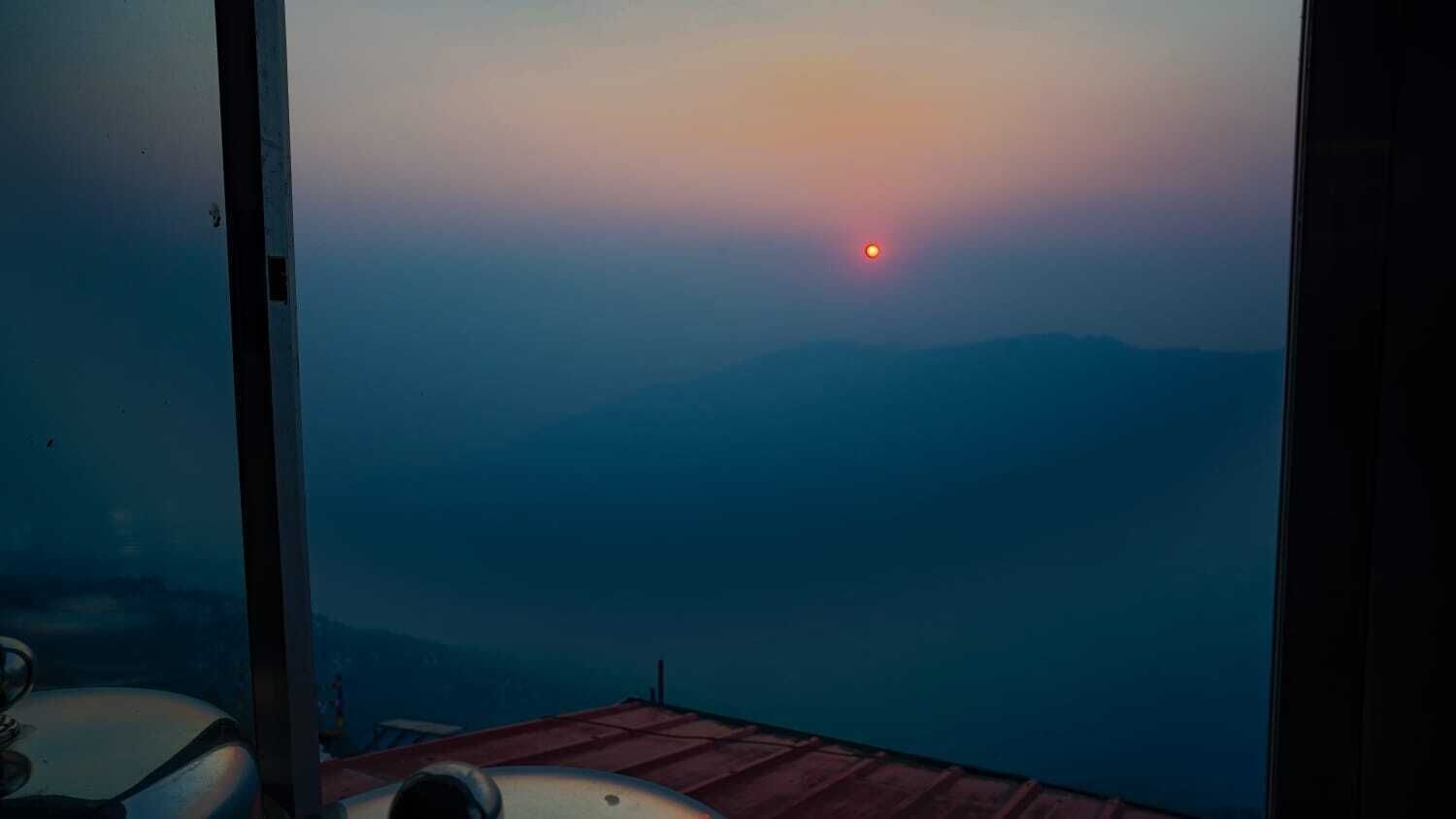 Vue depuis l’hébergement