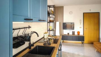 Căn hộ, quang cảnh vườn | Bếp riêng