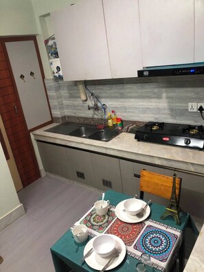 Comfort Apartment, Balcony, City View | Private kitchen - PARIS APARTMENT (Kathmandu)