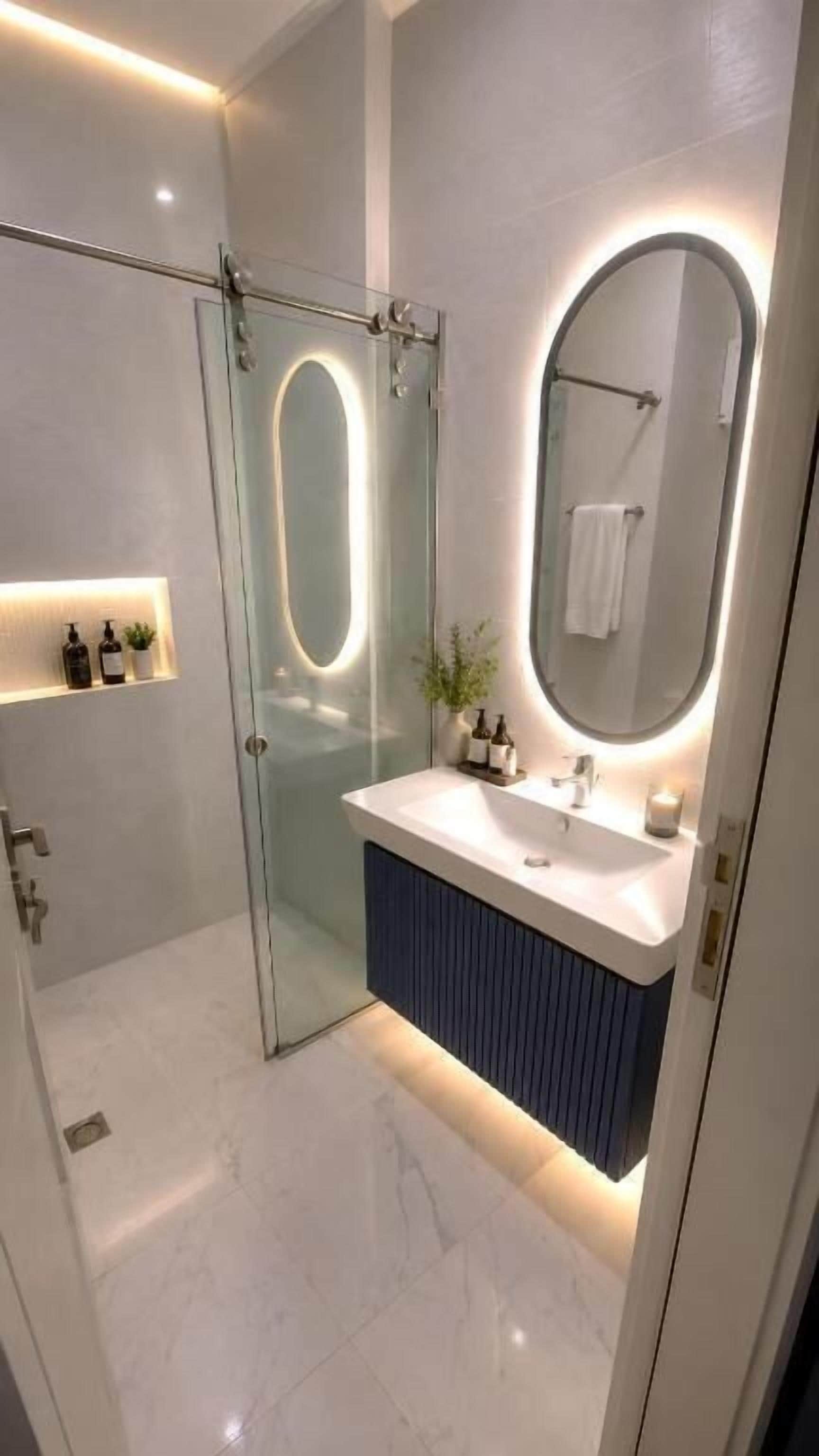 Soap, shampoo, toilet paper