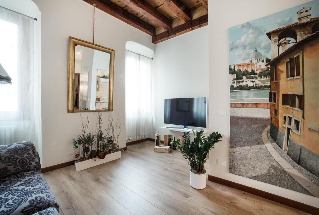 Departamento superior, vista a la ciudad | Área de sala de estar