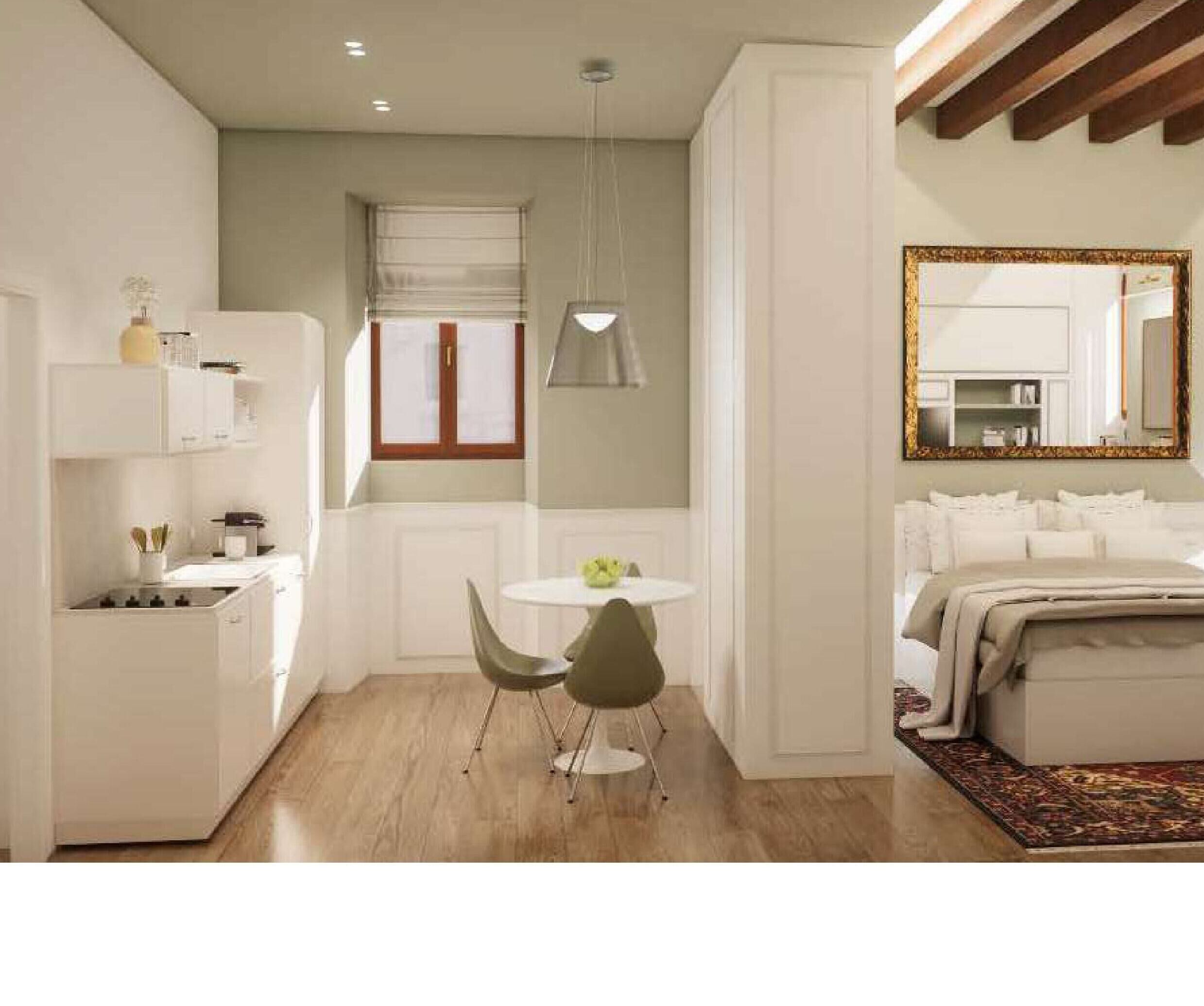 Departamento Deluxe, vista a la ciudad | Área de sala de estar