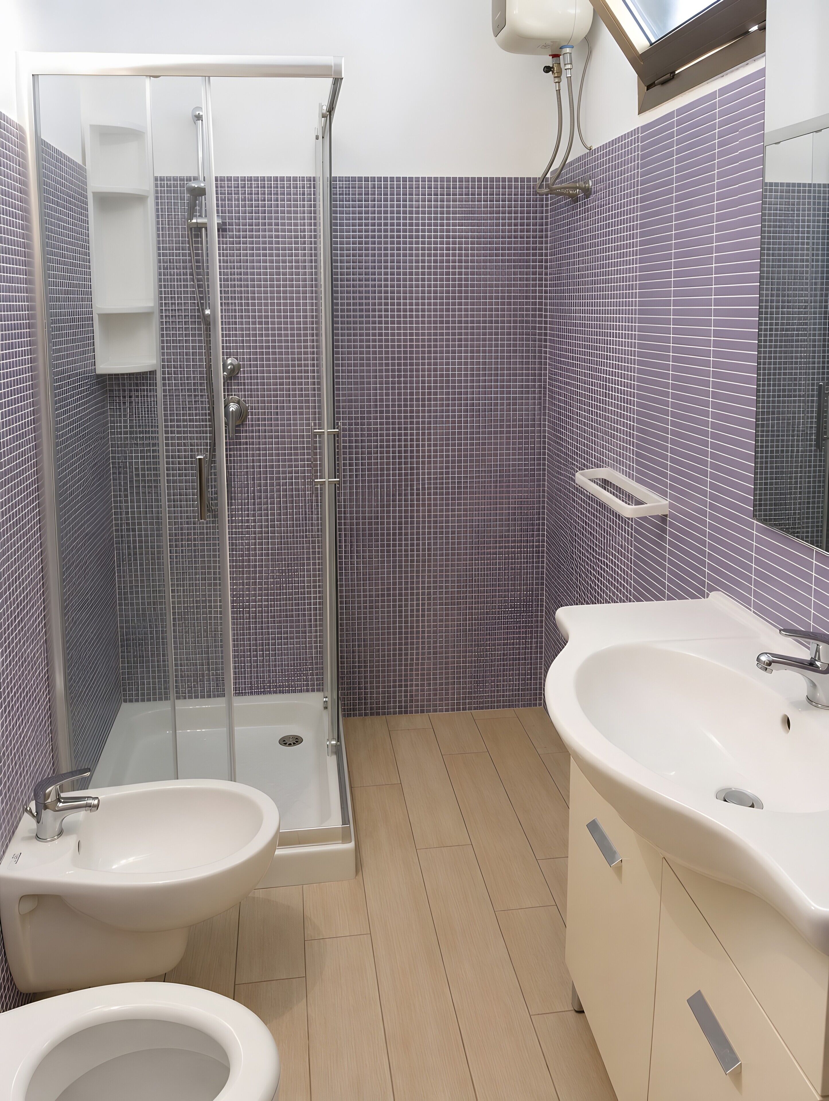 Shower, hair dryer