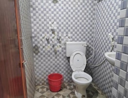 Ducha, toallas, shampoo