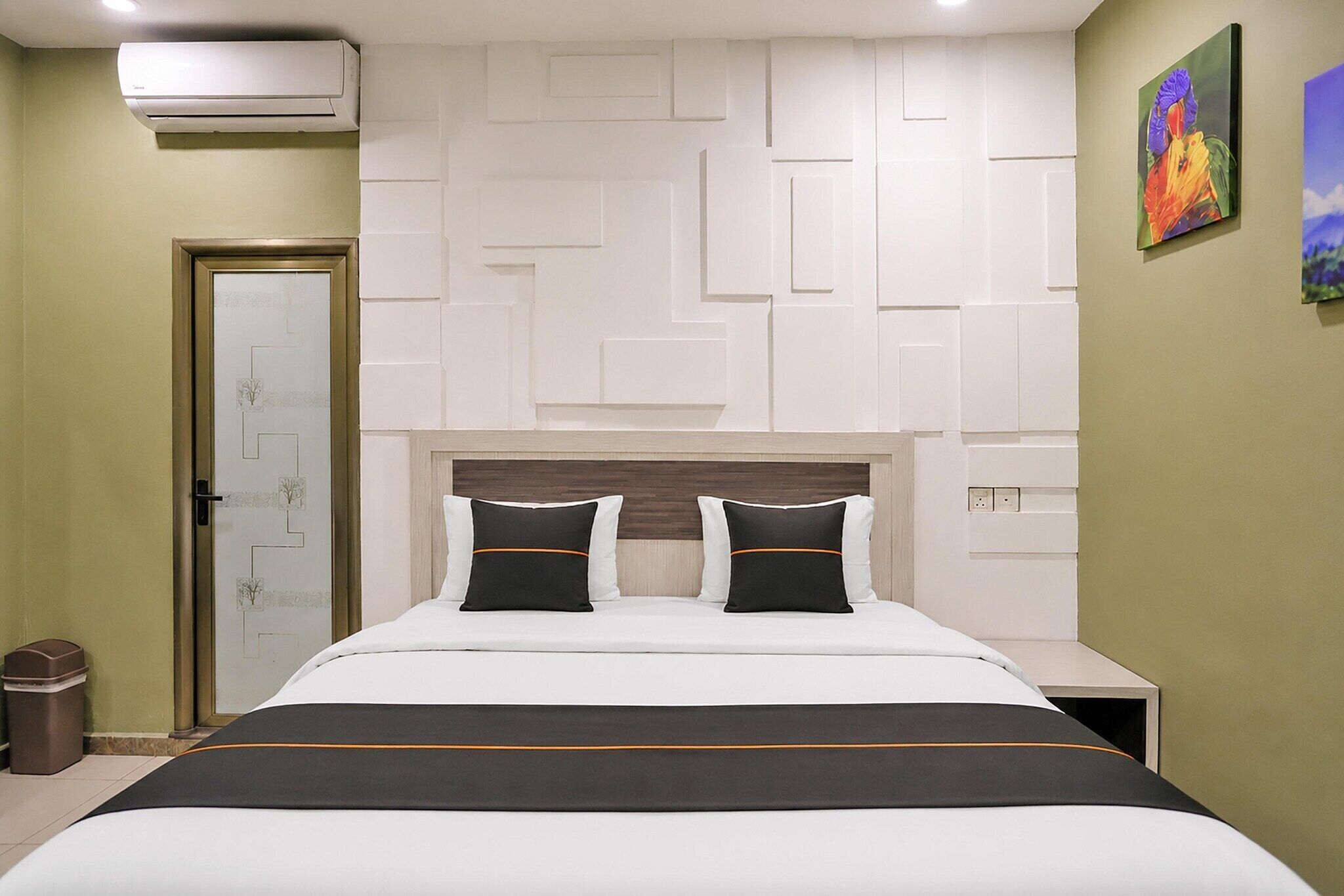 1 slaapkamer, een bureau, gratis wifi, beddengoed