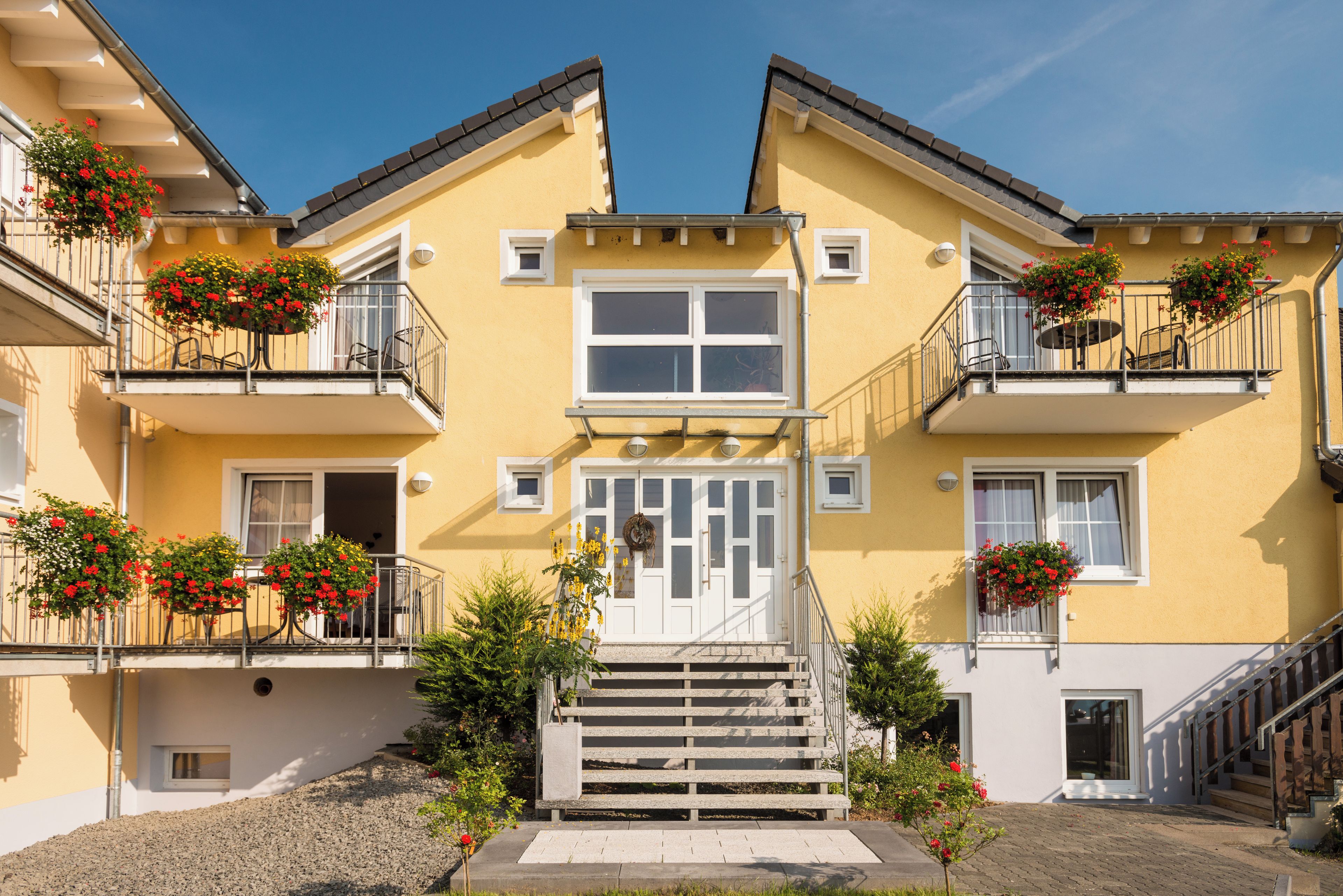 Fassade der Unterkunft