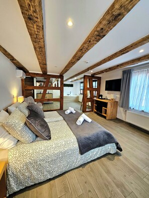 Superior Double Room, City View | Minibar, in-room safe, desk, laptop workspace