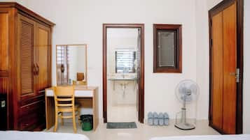 Family Double Room | Desk, laptop workspace, soundproofing, iron/ironing board (on request)