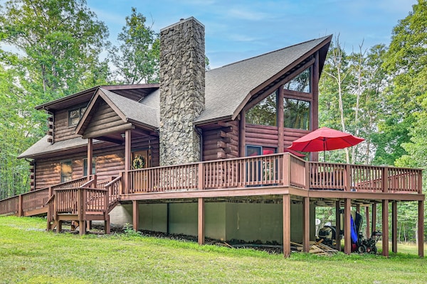 River Access! Wooded Cabin In Great Cacapon - West Virginia