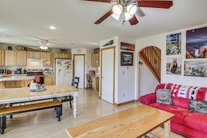 Apartment (2 Bedrooms) | Interior - Yellowstone Basecamp! Emigrant Home w/ Mtn Views (Emigrant)