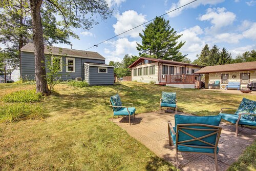 Shawano Lake Home: Beach Access, Partial Lake View