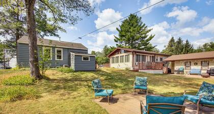 Shawano Lake Home: Beach Access, Partial Lake View