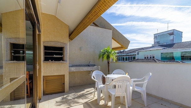 Outdoor dining - Atico con Jacuzzi Privada en Jurere Rpaa0403 (Florianópolis)
