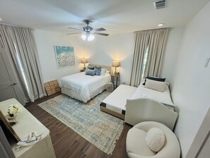Iron/ironing board, WiFi, bed sheets - Welcome to Salt & Sky Luxury Cottage, your coastal getaway and beach living. (Gulfport)